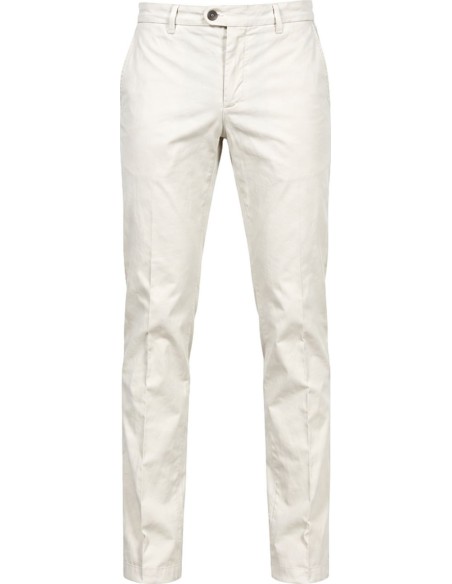 Pantalón chino invierno modelo NewYork color nata  vista frontal