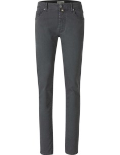 Jacob Cohën Vaquero Bard gabardina algodón elástica gris vista frontal