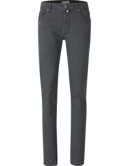 Jacob Cohën Vaquero Bard gabardina algodón elástica gris vista frontal