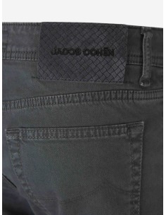 Jacob Cohën Vaquero Bard gabardina algodón elástica gris vista frontal 2