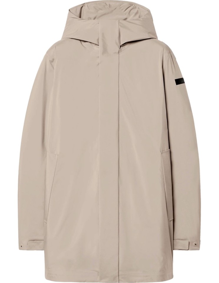 Sing Floating Parka Jkt - parka hombre plumas impermeable beige vista frontal