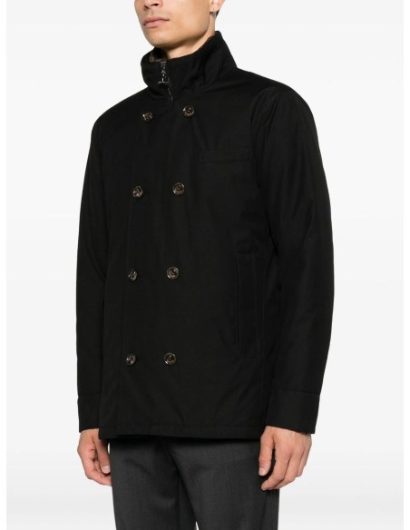 Peacoat ONTHEBUND Livigno cruzado, vista frontal