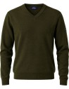 Saint James Jersey de pico color verde land vista frontal