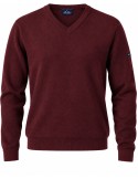 Saint James Jersey Cuirasse de pico color granate