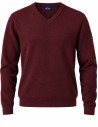 Saint James Jersey de pico color granate vista frontal