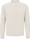 Zanone jersey lupo rag cuello chimenea banco roto vista frontal