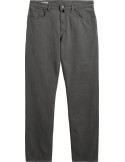 Incotex Pantalón cinco bolsillos regular fit de algodón y cachemir – Gris | Slowear