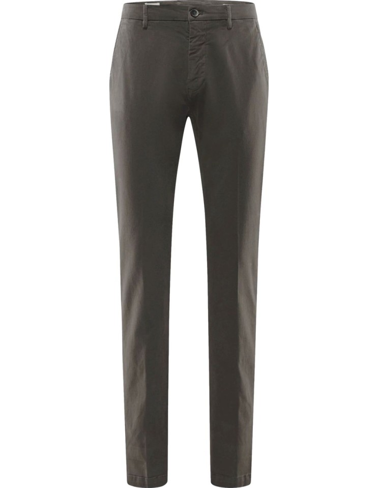 Pantalón chino gris Mason’s New York regular fit, vista frontal