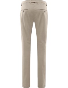 Pantalón chino New York gris claro en gabardina strech - Mason's vista frontal 2