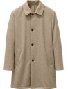 Abrigo Onthebund reversible beige vista frontal cashmere
