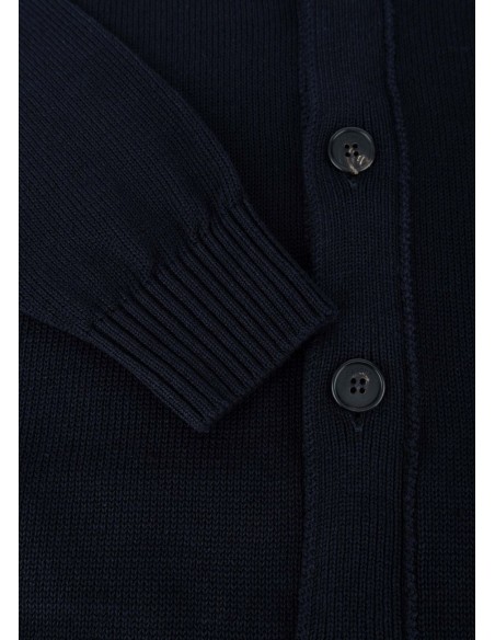 Zanone-Slowear cardigan Chioto lana azul | Almirante Seis Madrid