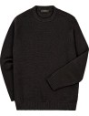 Zanone  - Slowear jersey giro cuello redondo marrón vista frontal