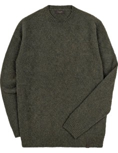 Zanone  - Slowear jersey cuello redondo en bouclé de lana y poliamida  visa frontal