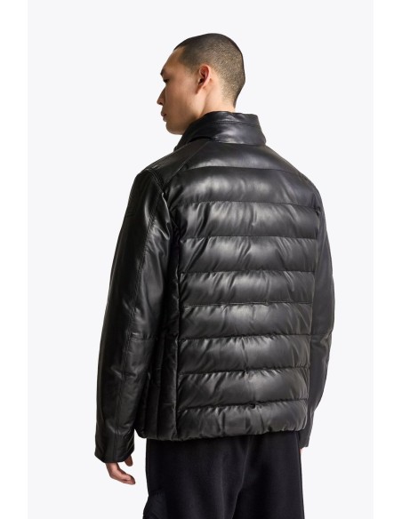 Cazadora piel negro Ernie de Parajumpers oficial | Ego Madrid