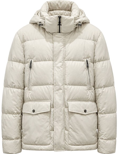 OnTheBund abrigo de plumas Monviso blanco vista frontal
