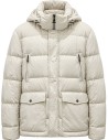 OnTheBund abrigo de plumas Monviso blanco vista frontal
