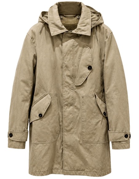 Parka Ten C Ice Storm Car Coat taupe vista frontal