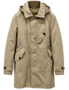 Parka Ten C Ice Storm Car Coat taupe vista frontal