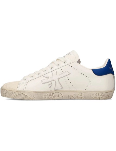 Premiata Steven Pure Edición contraste talonera azul vista interior