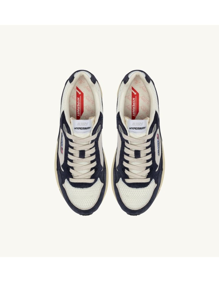 AUTRY zapatillas Hyperway en malla de nailon azul | Ego Madrid