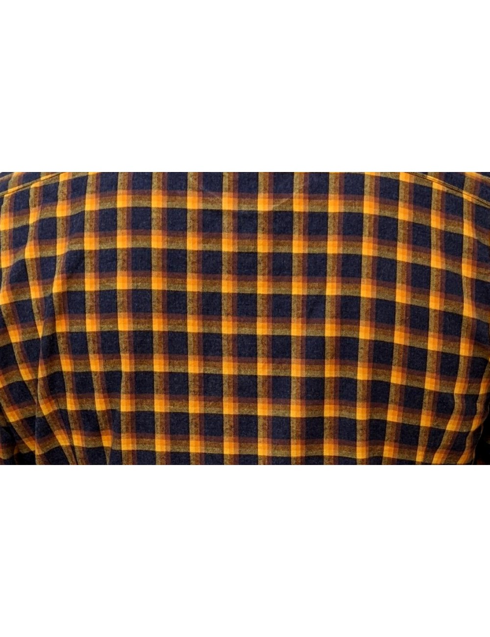 Camisa de cuadro escoces en algodón cepillado Tintoria Mattei