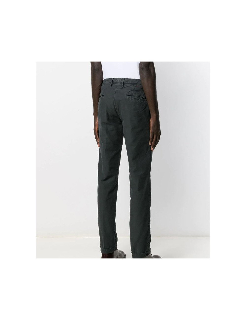 Pantalón gris oscuro Incotex de hombre linea Slacks | Almirante Seis