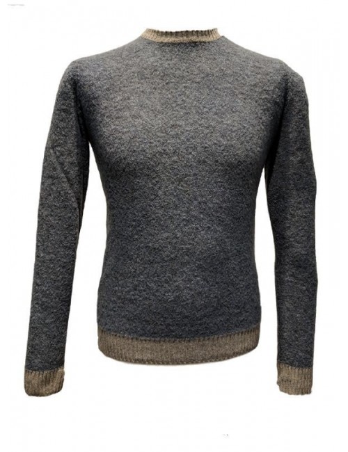Sueter de cuello redondo en Cashemire Premium y Lana Merino extrafina