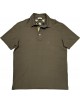 Polo manga corta hombre verde con detalles en cuello de Altea | Ego