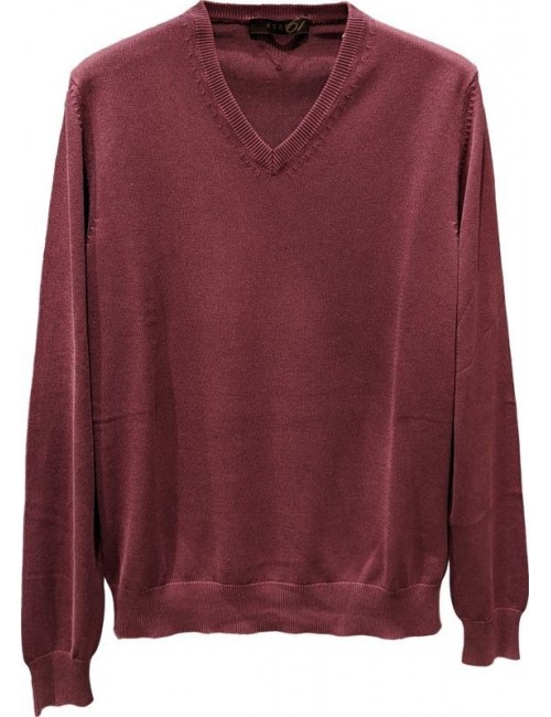 Jersey keen cuello de pico en algodón