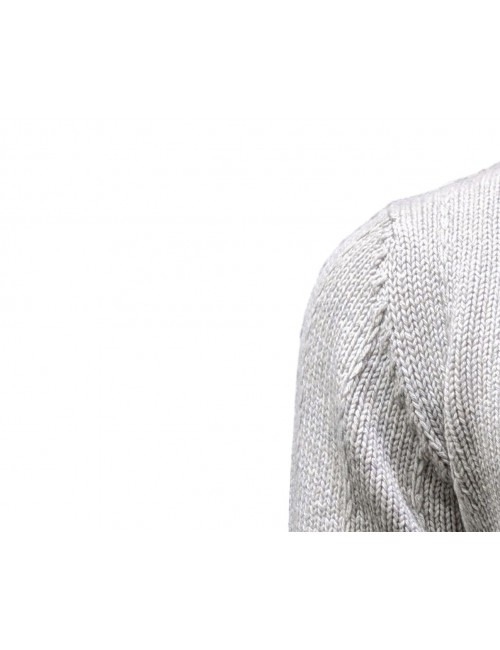 Jersey cuello redondo Della Ciana cashmere gris claro | Almirante Seis