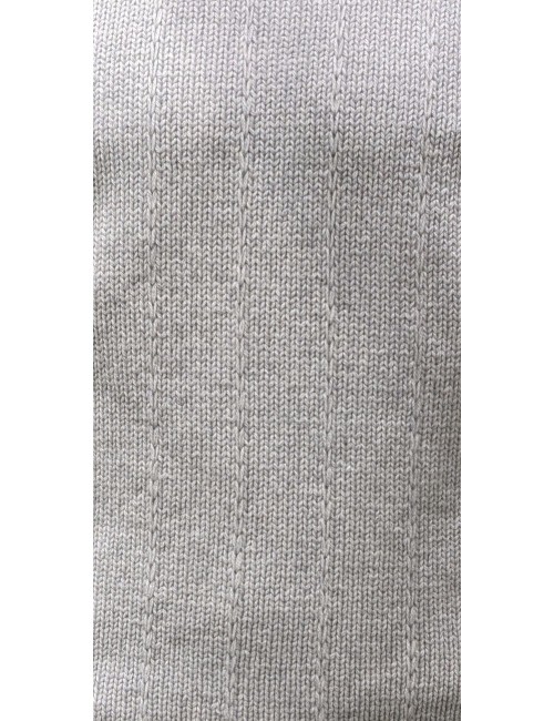 Jersey cuello redondo Della Ciana cashmere gris claro | Almirante Seis