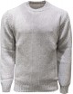 Jersey cuello redondo Della Ciana cashmere gris claro | Almirante Seis