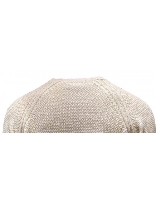 Jersey cuello redondo Della Ciana cashmere beige claro | Almirante Seis