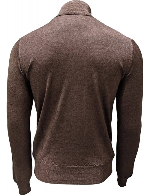 Jersey confeccionado 100% en pura lana virgen, efecto vigore,