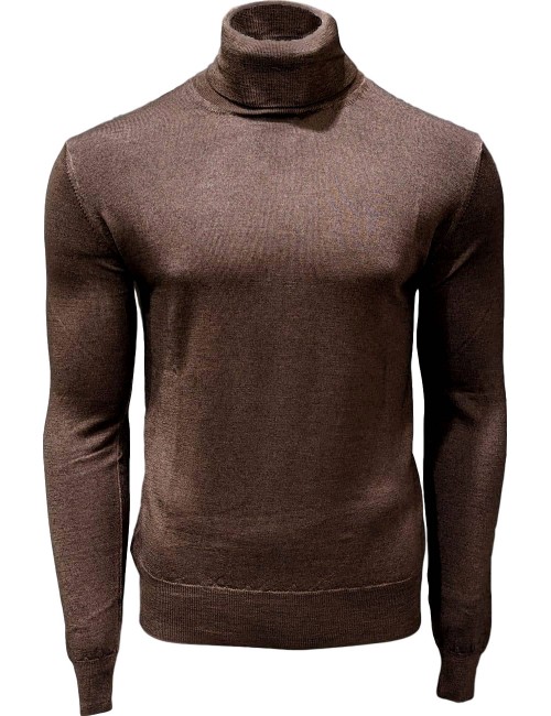 Jersey confeccionado 100% en pura lana virgen, efecto vigore,