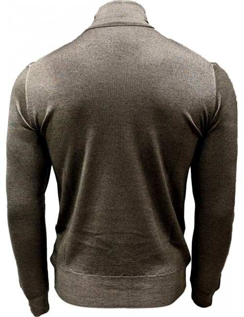 Jersey confeccionado 100% en pura lana virgen, efecto vigore,