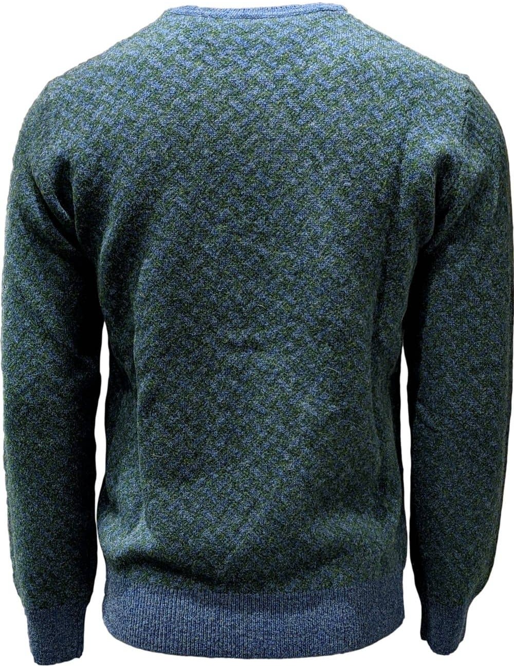 Jersey de lana ligero cálido fantasía sutil y elegante