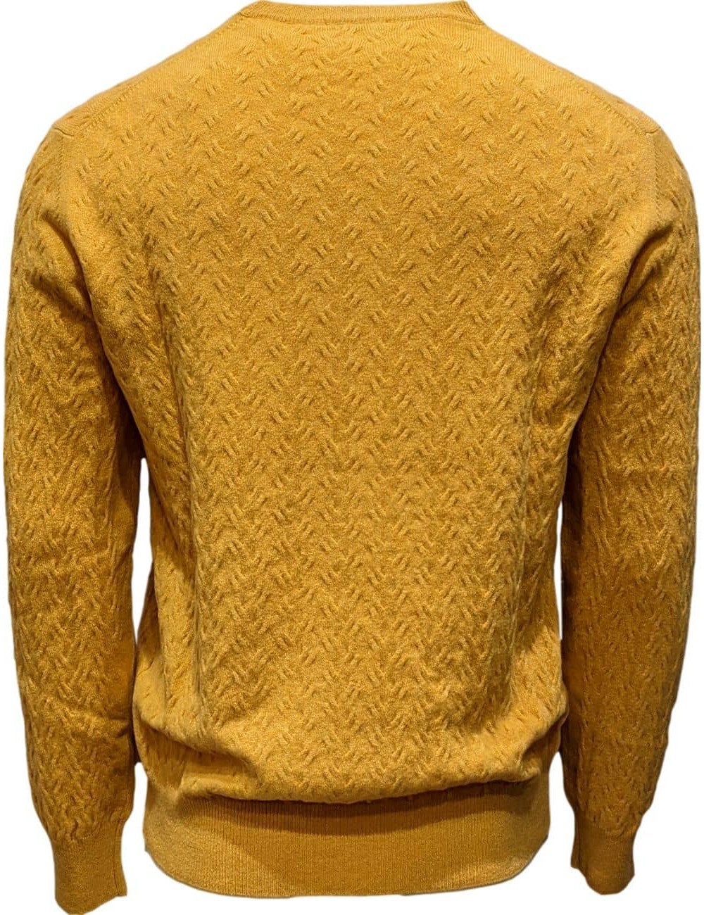 jersey de cashmere y lana extrafina con efecto vintage fantasía braid