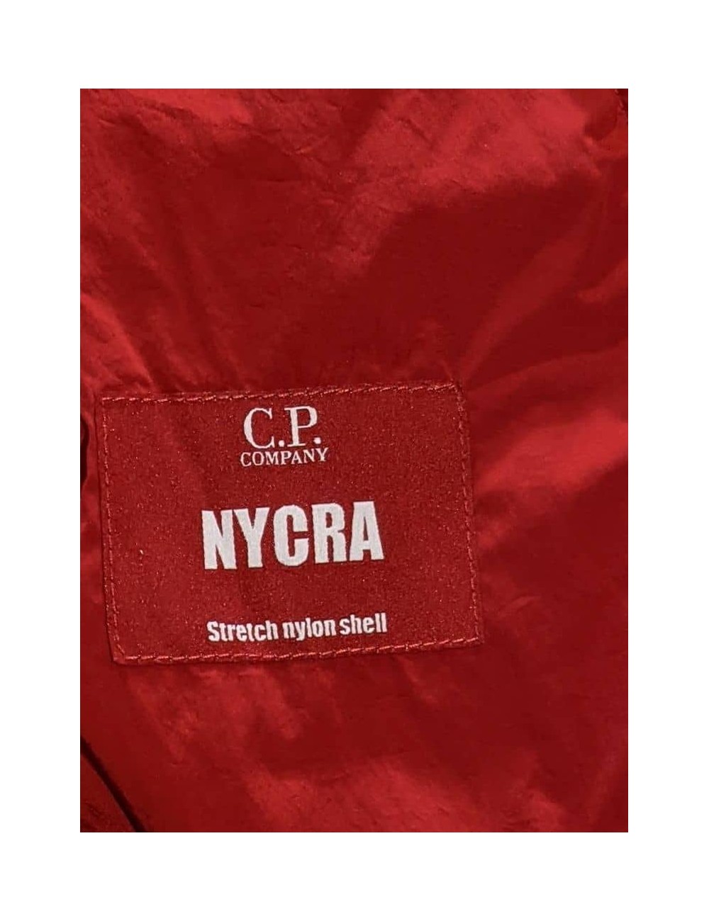 C.P. COMPANY BOMBER NYCRA ROJO