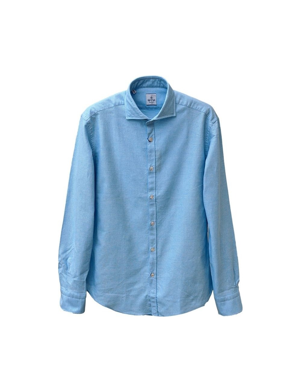 Camisa hombre azul de la marca Giangi