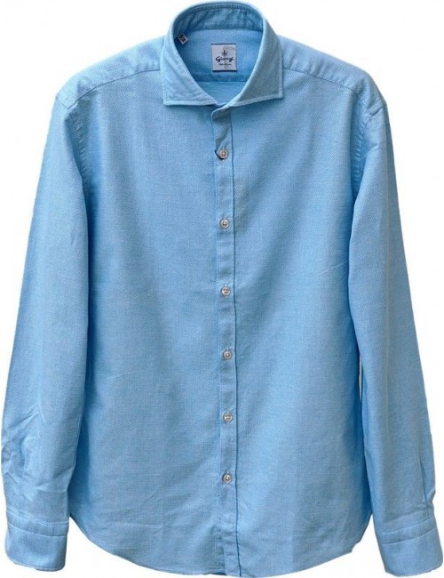 Camisa hombre azul claro de la marca Giangi