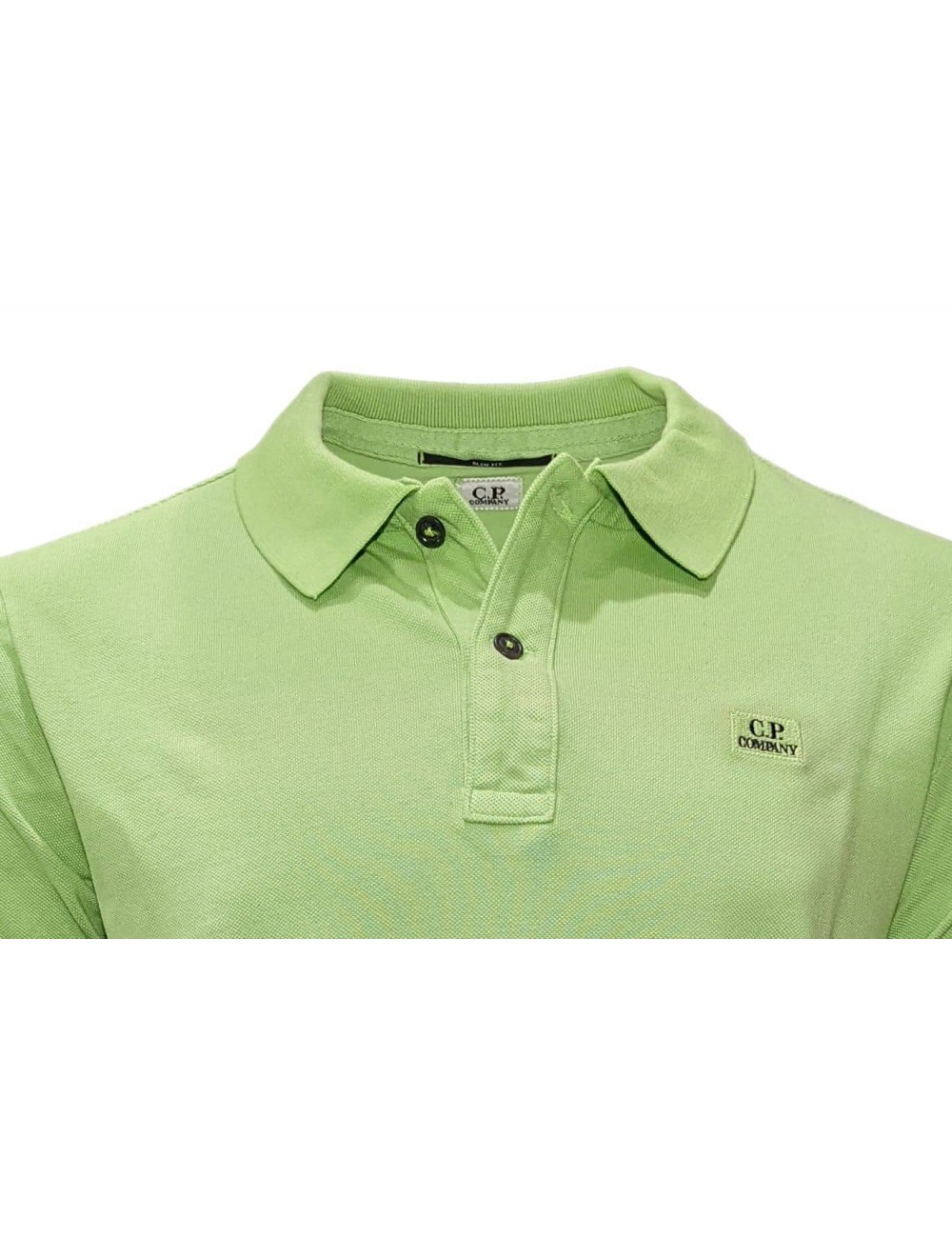 Polo granito CP Company verde claro manga corta | Ego Madrid
