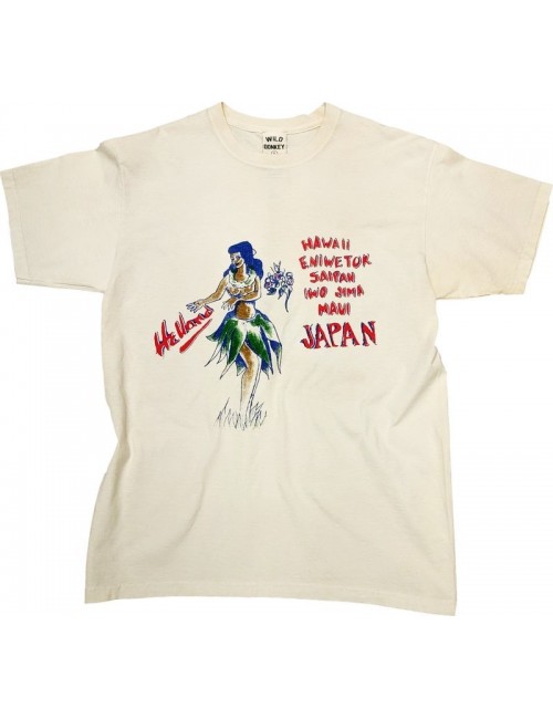 Wild Donkey camiseta hecha  a mano modelo Hawai