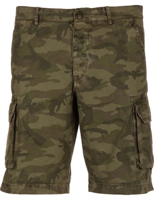 Bermuda cargo camuflaje verde | Ego Madrid