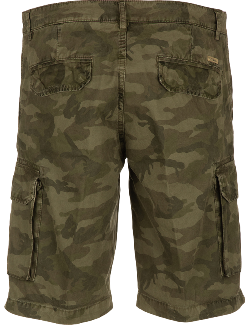 Bermuda cargo camuflaje verde | Ego Madrid