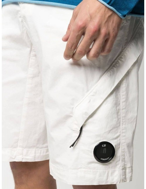 CP Company bermuda cargo elástica blanco | Ego Madrid