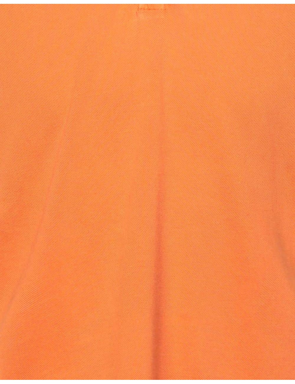 Polo rojo manga corta Fedeli piqué naranja | Ego Madrid