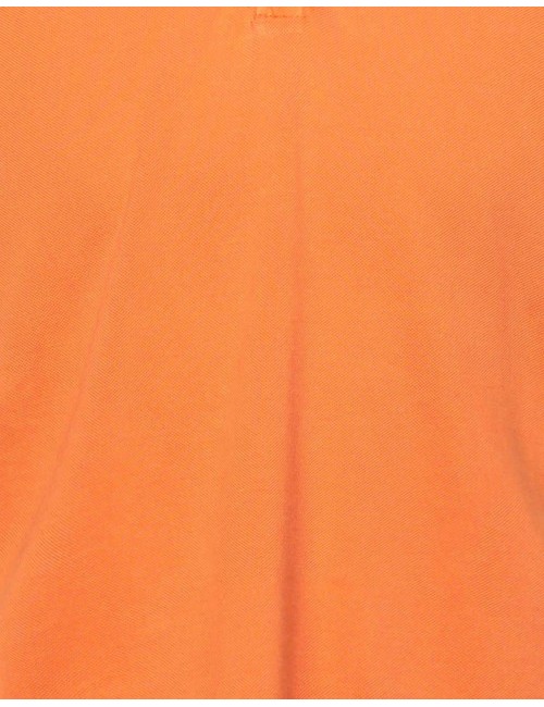 Polo rojo manga corta Fedeli piqué naranja | Ego Madrid