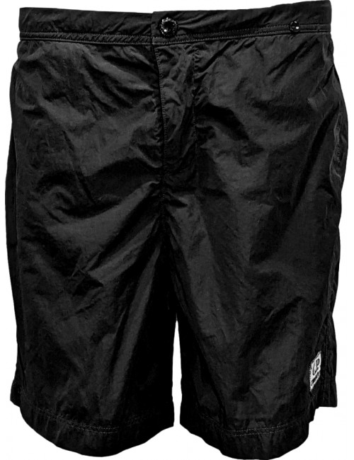 Bañador Cp Company de secado rapido en color negro.