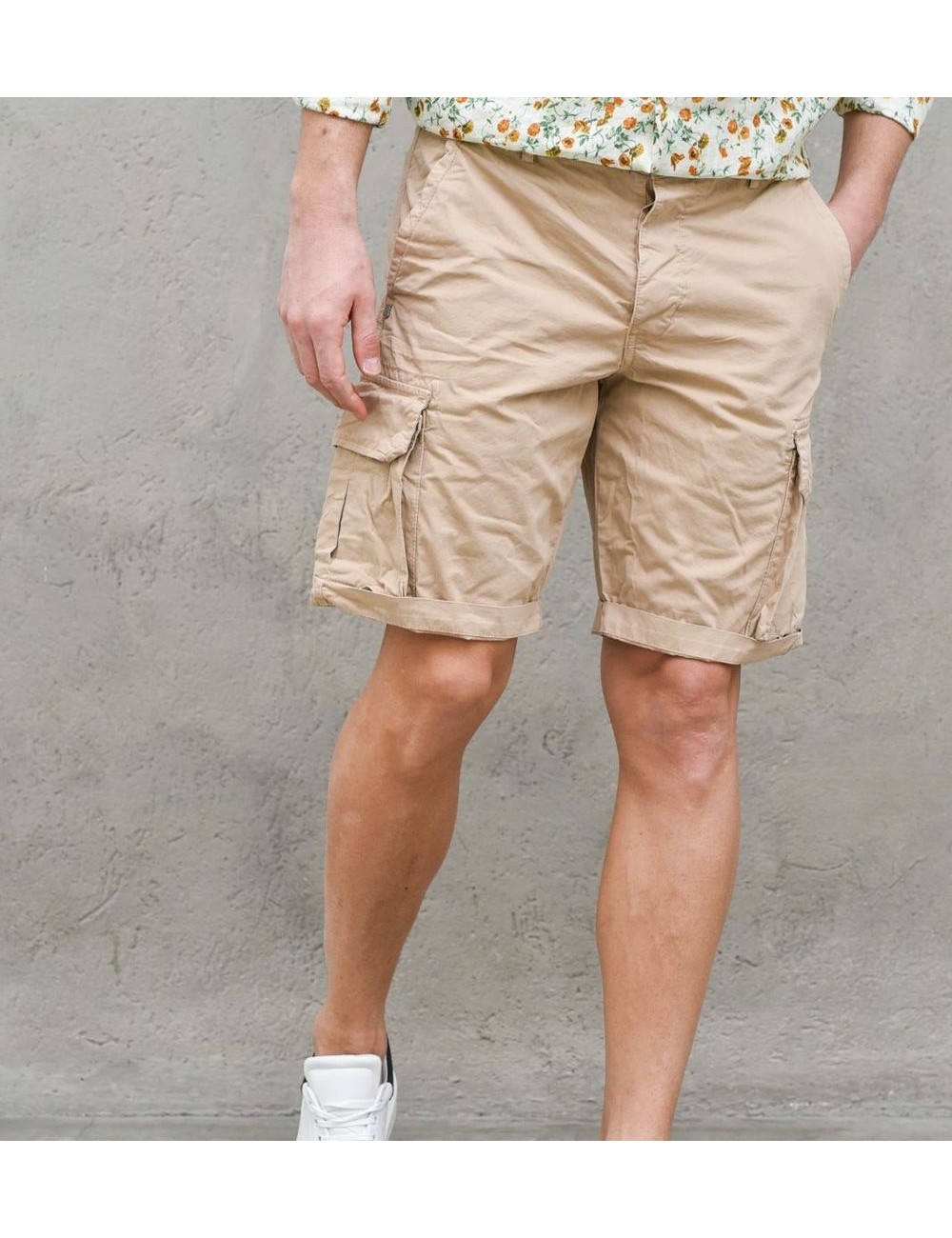 Bermuda estilo cargo color arena | Ego Madrid